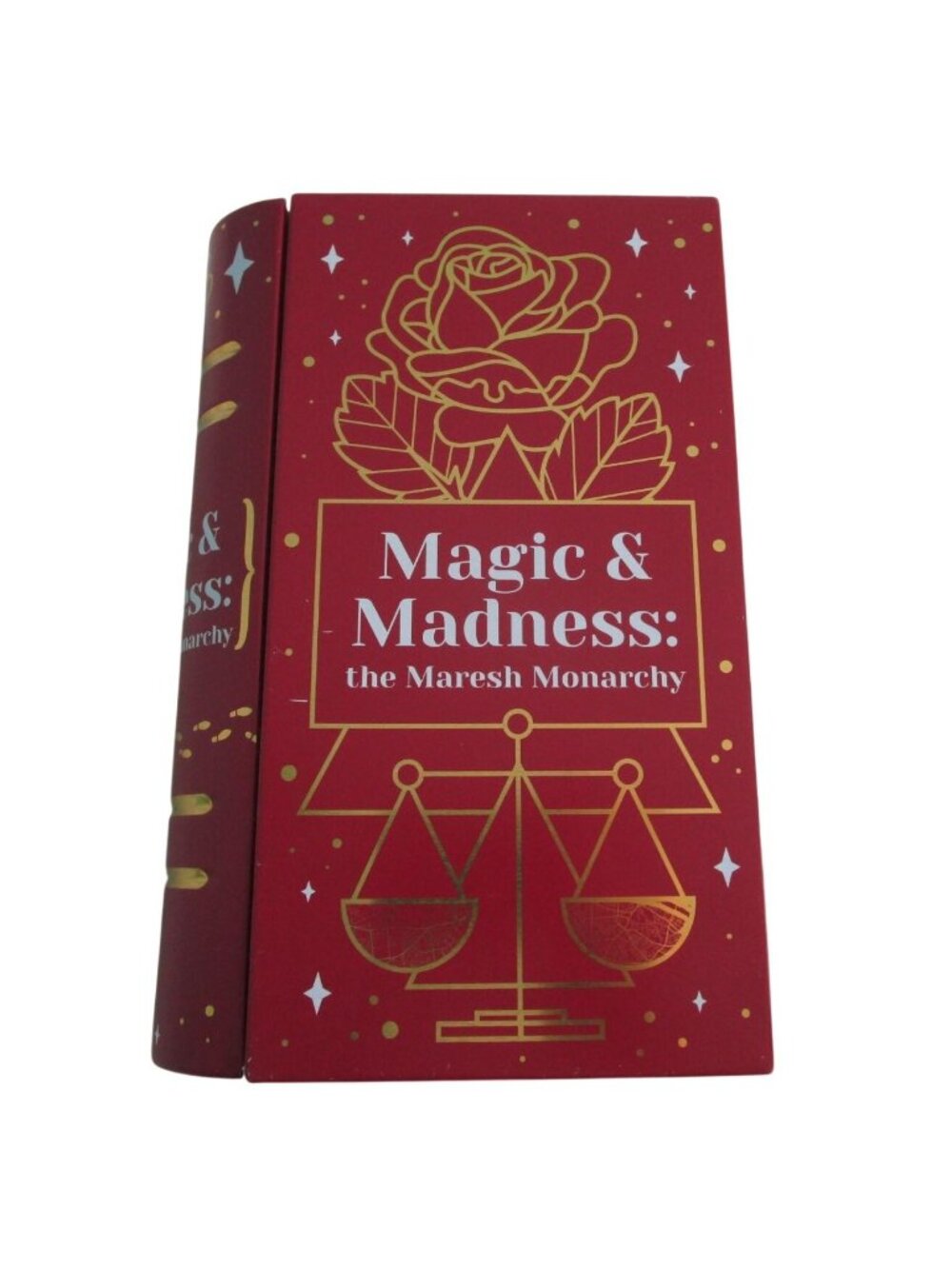 Magic & Madness Red London The Maresh Monarchy Collectors Owl Crate Book Tin EUC